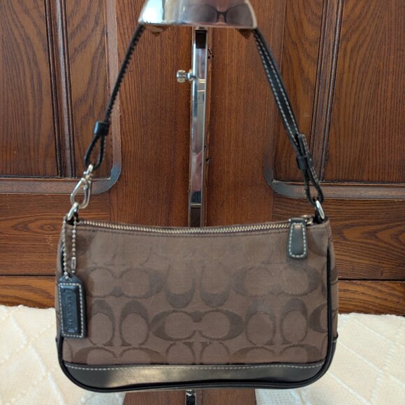 Coach 6094 vintage y2k signature brown semi Hampton mini bag - Picture 2 of 11